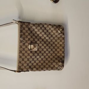 Gucci Crossbody Brown and Ivory